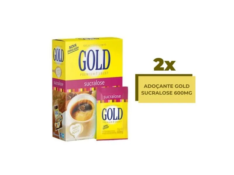 Adoçante Sucralose Gold 30G -  Com 50 Envelopes