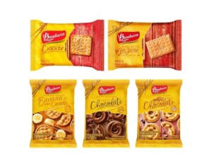 Kit Biscoitos Bauducco em sachê - Escolha os sabores 150 Unidades<span> - </span>Kit 2