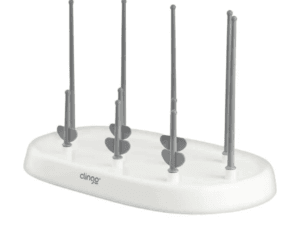 Escorredor De Mamadeiras Cinza Secagem Rápida Livre - Clingo