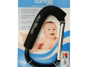 Gancho Pendurar Bolsa Carrinho De Bebê Ate 40kg Clip Clingo